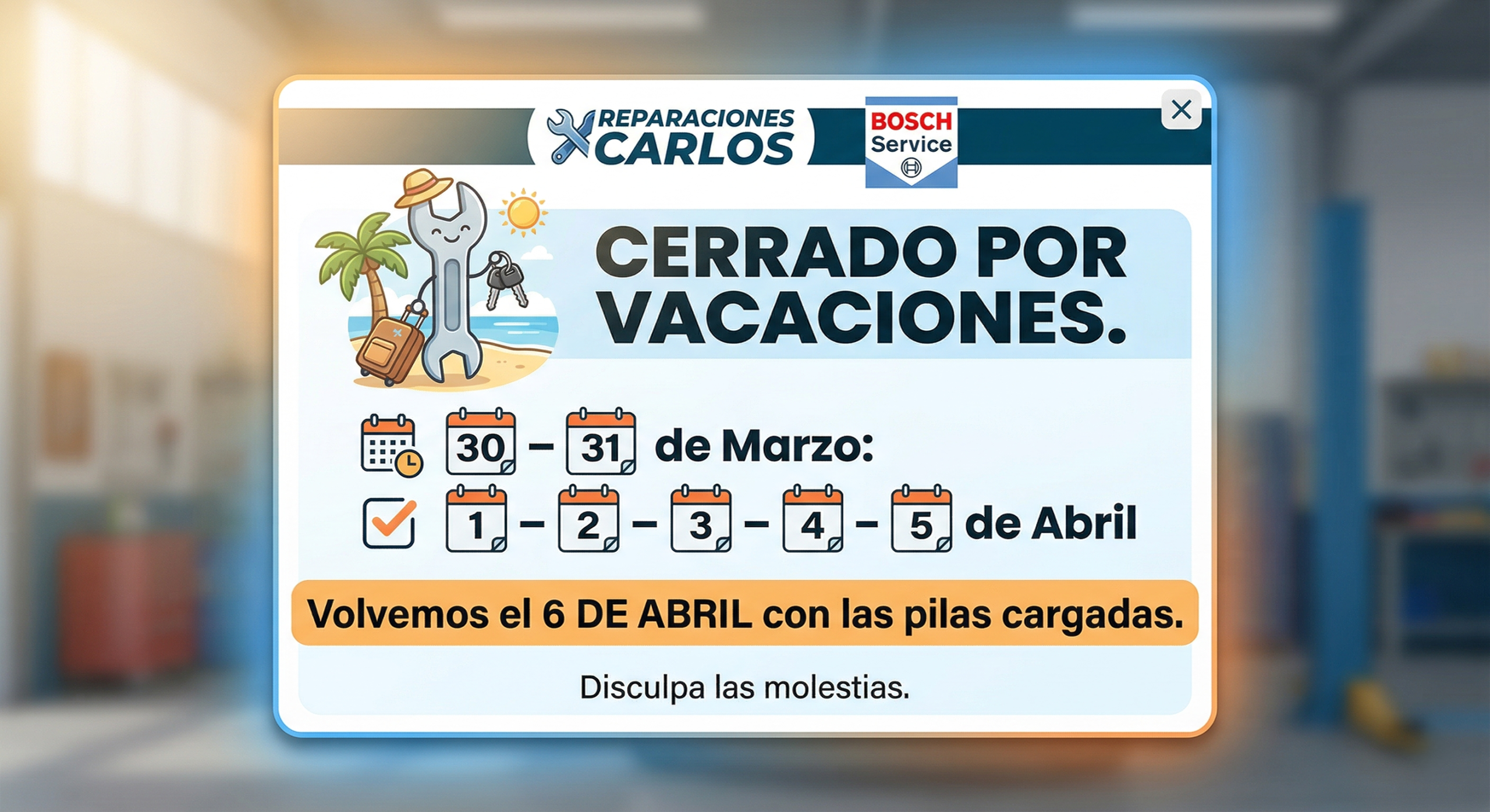 Vacaciones Semana Santa